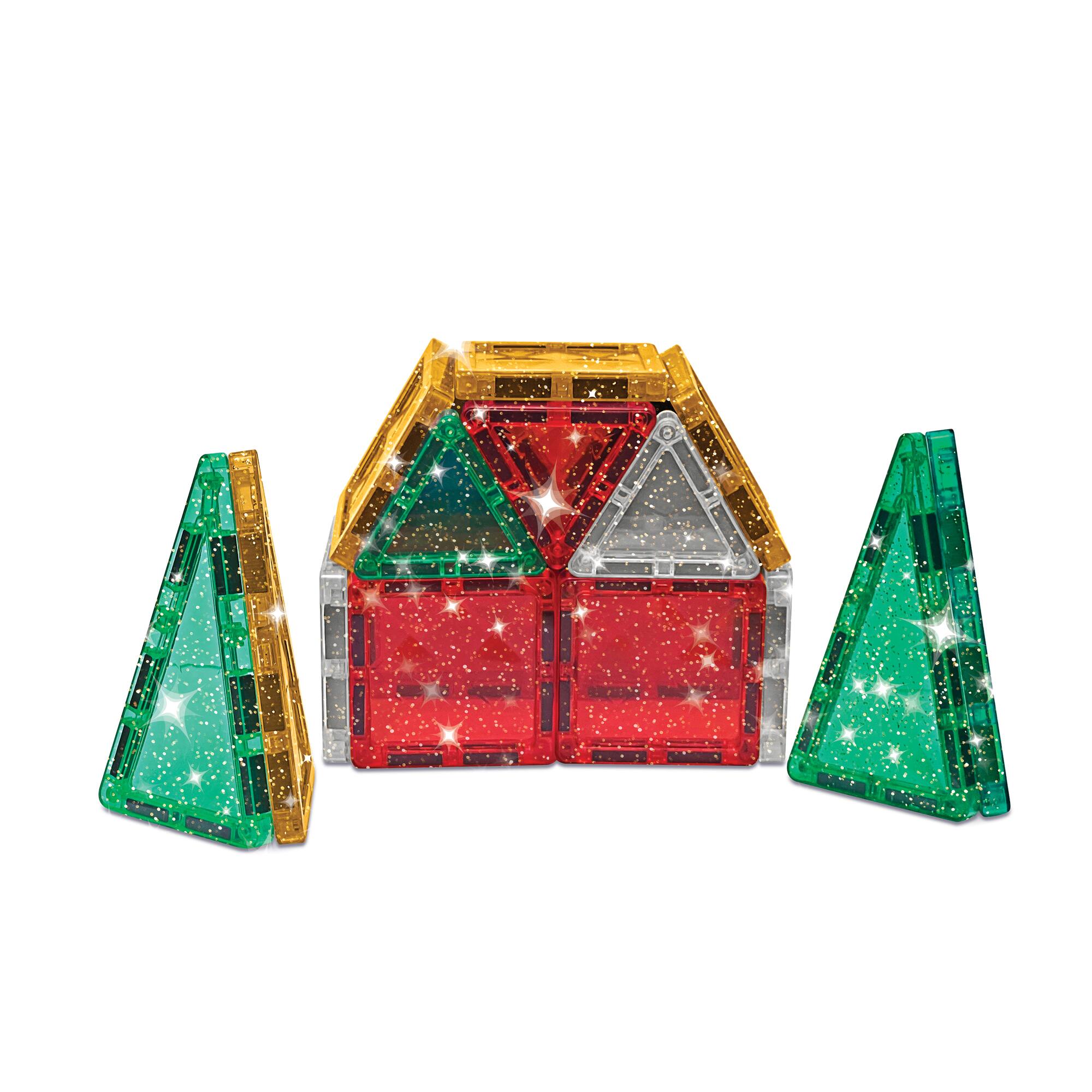 Crayola® Mini Holiday Glitter PIP 27-Piece Magnetic Tile Set
